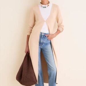 Tuckernuck Hyacinth House cream knit Aiden duster new nvr worn sz lrg! Offer!